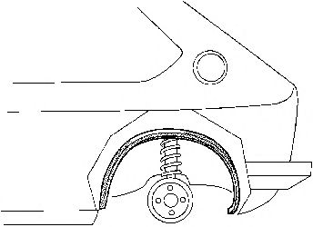 VAN WEZEL 3742348 -  Колесная ниша